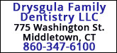 Drysgula Family Dentistry LLC Sponsorship Banner